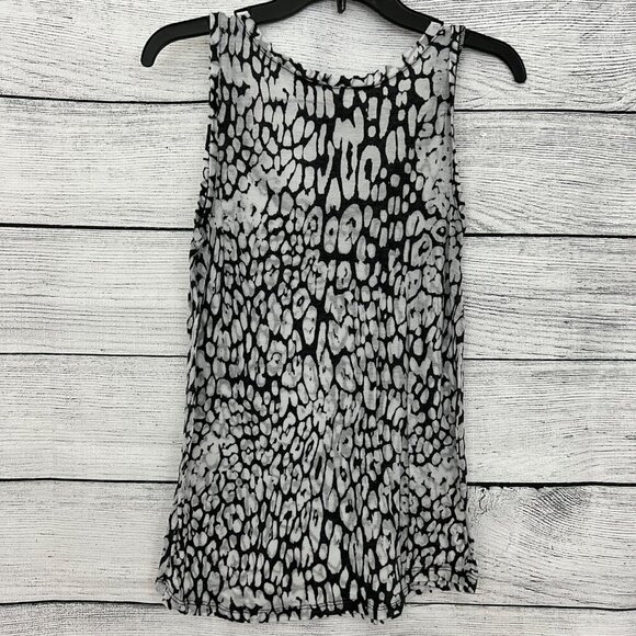Kenar Sleeveless Animal Print Tank Top Relaxed Fit, Size M - Picture 2 of 3